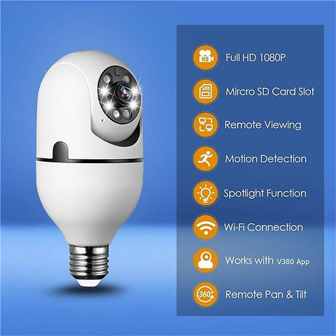 WiFi CAMERA 1080P Bulb